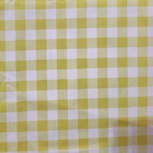 پارچه تترون درجه یک چهارخانه زرد – ۹۵cm عرض ۱۵۰