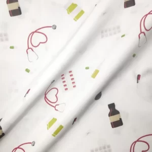 پارچه روپوش و اسکراب طرح پزشکی ۴۰۱۱۱۱۴