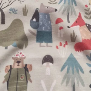 پارچه تریکو طرح خرگوش فانتزی و حیوانات تایگا