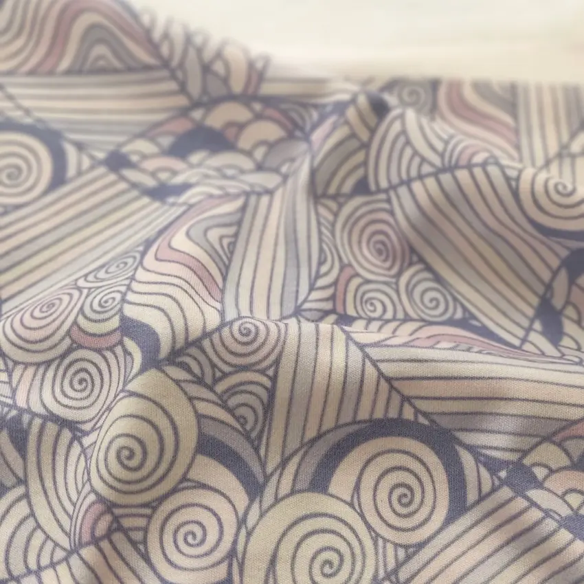 پارچه تریکو طرح هندسی کد 4041059