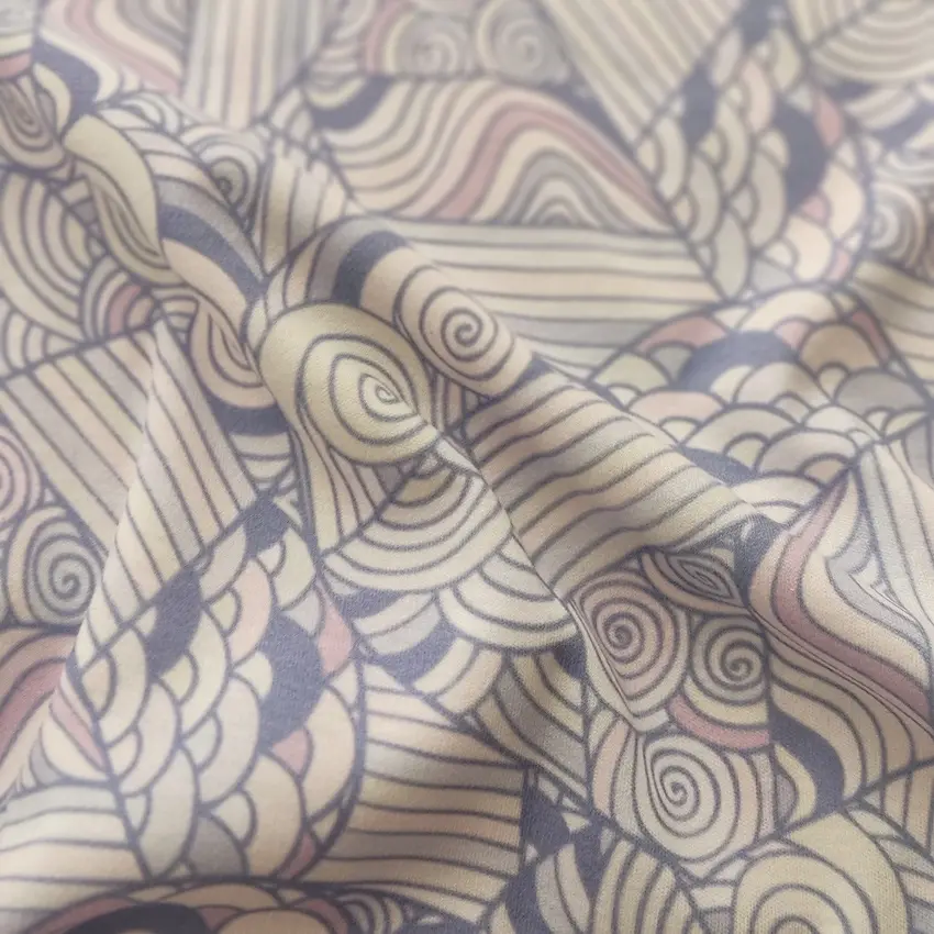 پارچه تریکو طرح هندسی کد 4041059