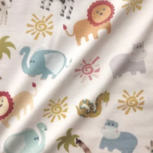 پارچه تریکو طرح حیوانات کد ۴۰۴۱۰۶۱